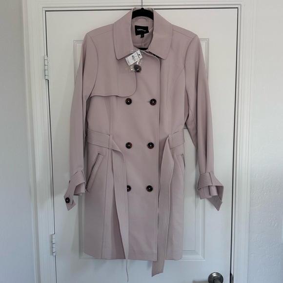 Express Trench Coat Size Large NWT - Picture 3 of 6